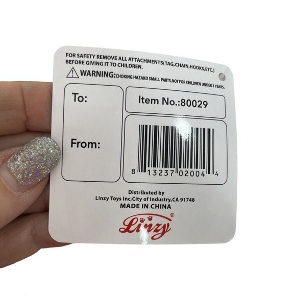 Linzy Toys Mermaid Plush Doll 14” Purple Hair Green Bikini Shells Pink Tail - Picture 8 of 15